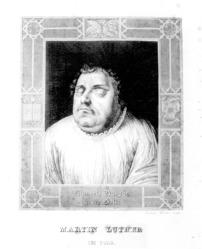 Martin Luther auf dem Totenbett (Museum im Melanchthonhaus Bretten CC BY-NC-SA)