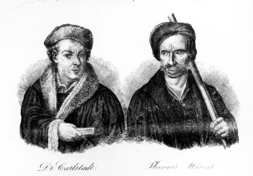 Andreas Bodenstein; gen. Karlstadt und Thomas Münzer (Museum im Melanchthonhaus Bretten CC BY-NC-SA)
