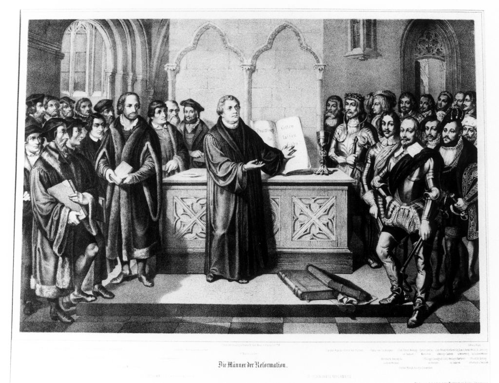 Die Männer der Reformation (Museum im Melanchthonhaus Bretten CC BY-NC-SA)