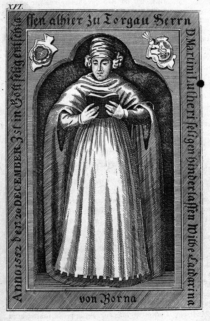 Katharina von Bora, Grabmal (Museum im Melanchthonhaus Bretten CC BY-NC-SA)