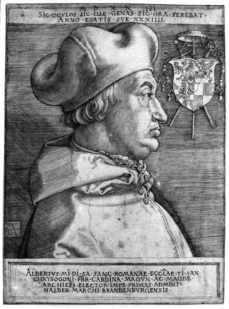 Kardinal Albrecht von Brandenburg (Museum im Melanchthonhaus Bretten CC BY-NC-SA)