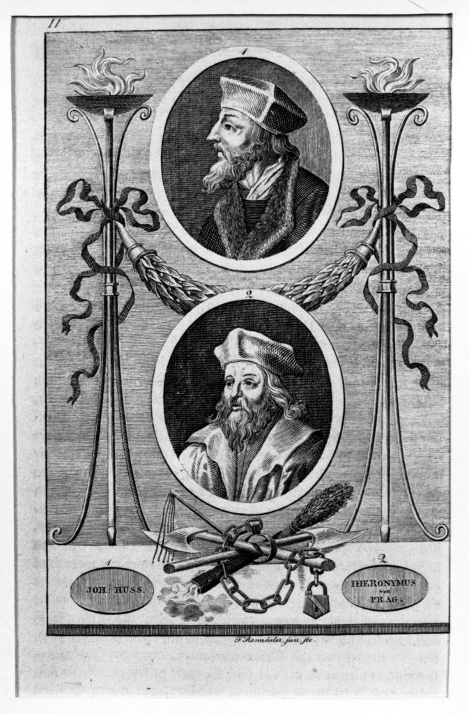 Johannes Huss und Hieronymus von Prag (Museum im Melanchthonhaus Bretten CC BY-NC-SA)