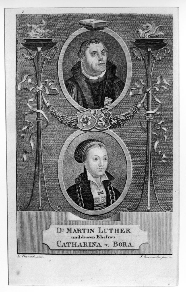 Ehepaarbildnis Martin Luther und Katharina von Bora (Museum im Melanchthonhaus Bretten CC BY-NC-SA)