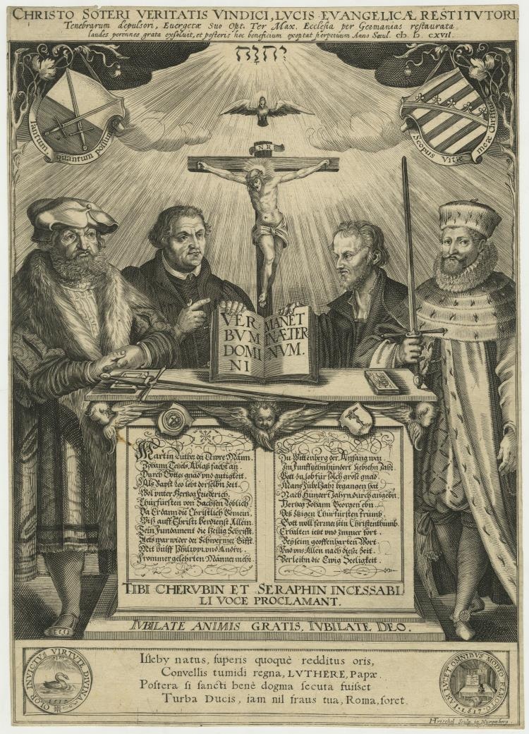 Jubiläumsblatt 1617 (Museum im Melanchthonhaus Bretten CC BY-NC-SA)
