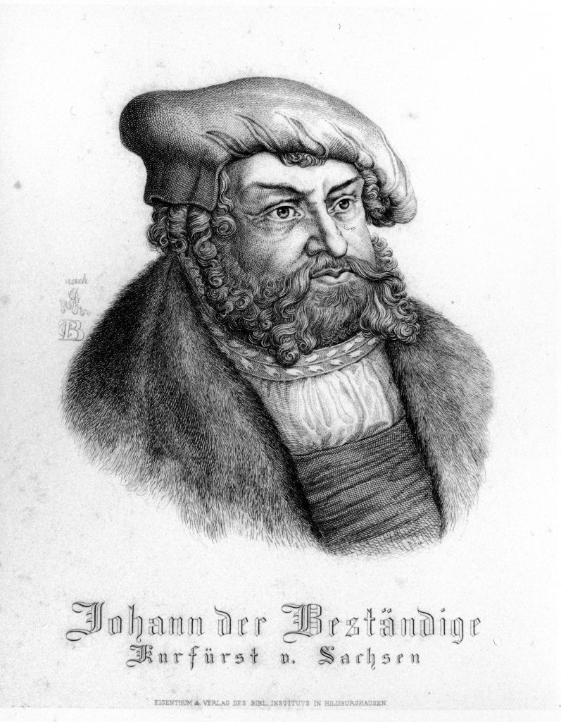 Johann I. Kurfürst von Sachsen, gen. der Beständige (Museum im Melanchthonhaus Bretten CC BY-NC-SA)