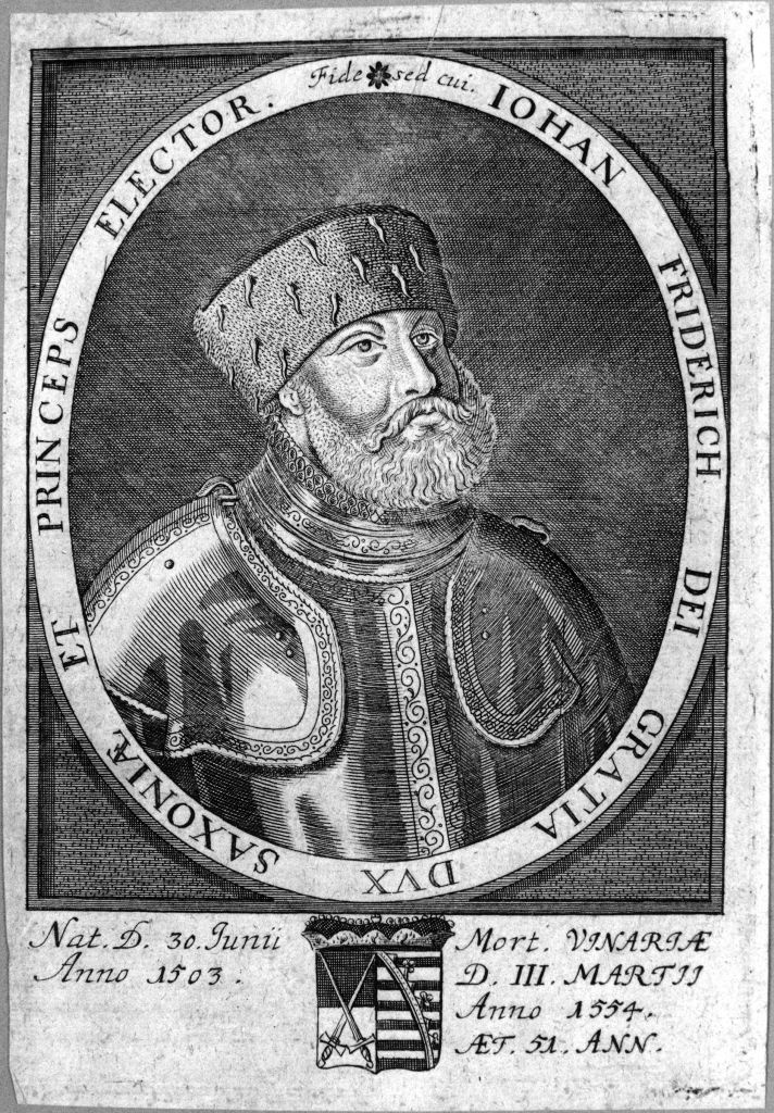 Johann Friedrich I. Kurfürst von Sachsen, gen. der Großmütige (Museum im Melanchthonhaus Bretten CC BY-NC-SA)