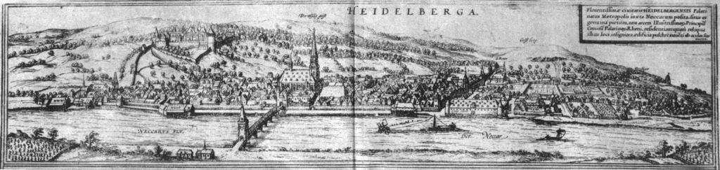 Stadtansicht Heidelberg (Museum im Melanchthonhaus Bretten CC BY-NC-SA)