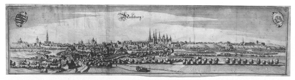 Stadtansicht Merseburg (Museum im Melanchthonhaus Bretten CC BY-NC-SA)