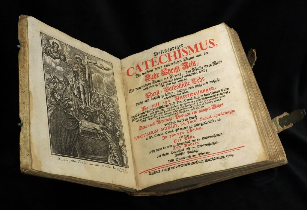 Vollständiger Catechismus, Teil 1, 5. Aufl. (Augsburg, 1764) (Heimatarchiv Schnaitsee CC BY-NC-SA)