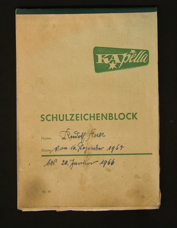 Skizzenblock Rudolf Auer 1964-1966 (Heimatverein Schnaitsee CC BY-NC-SA)