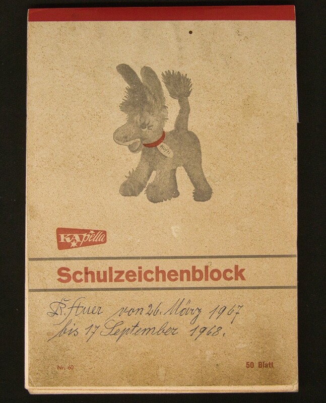 Skizzenblock Rudolf Auer 1967-1968 (Heimatverein Schnaitsee CC BY-NC-SA)