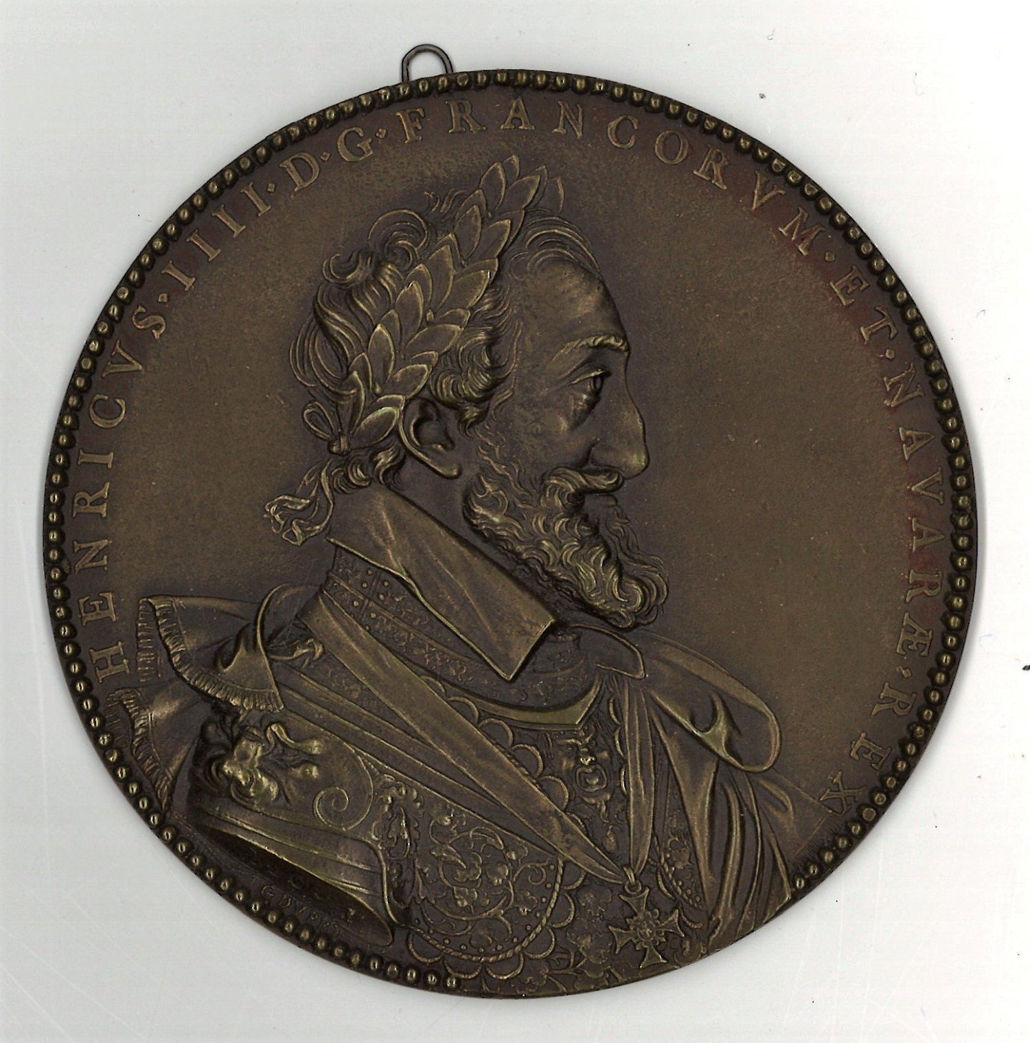 Medaille auf Heinrich IV. von Navarra, König von Frankreich (Bayerisches Armeemuseum CC BY-NC-ND)
