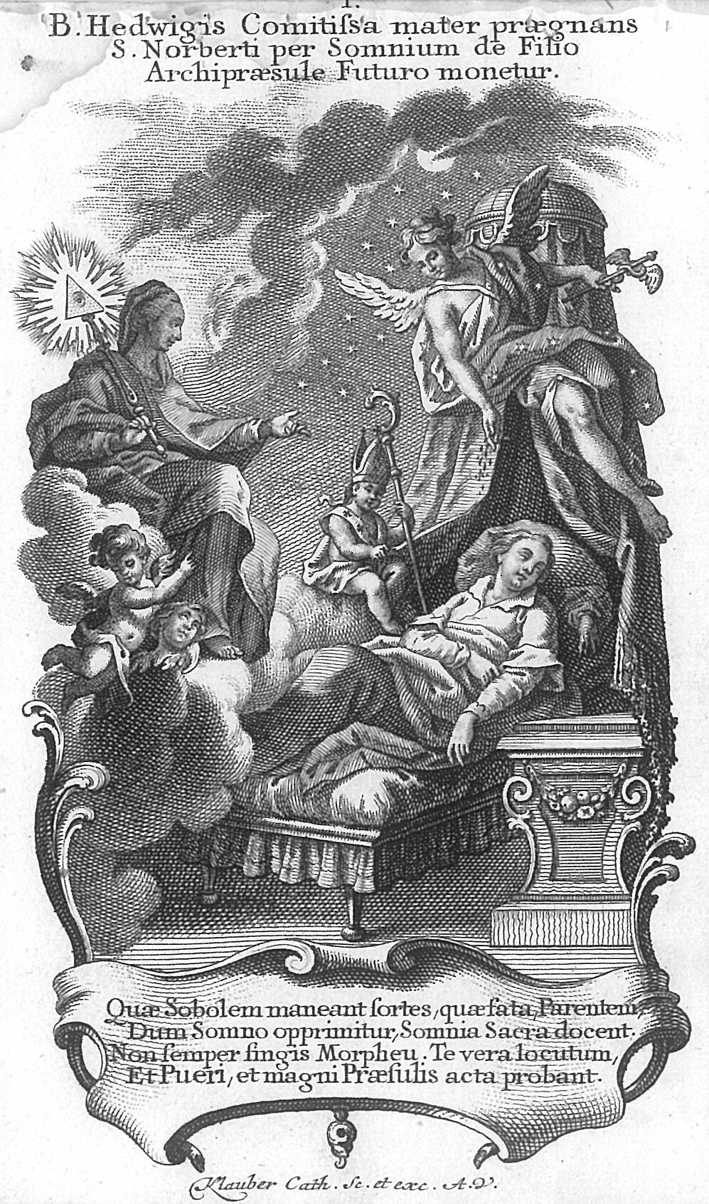 I. Ankündigung der Geburt eines Bischofs (Kloster Roggenburg CC BY-NC-SA)