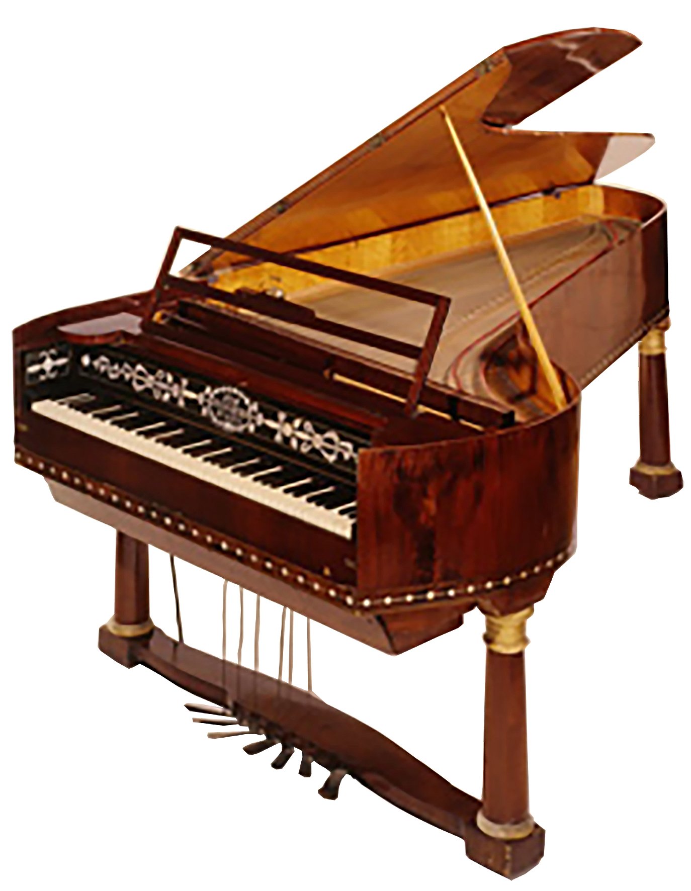 Hammerflügel mit Orgelregister von Joseph Böhm (1825) (Greifenberger Institut für Musikinstrumentenkunde CC BY-NC-SA)