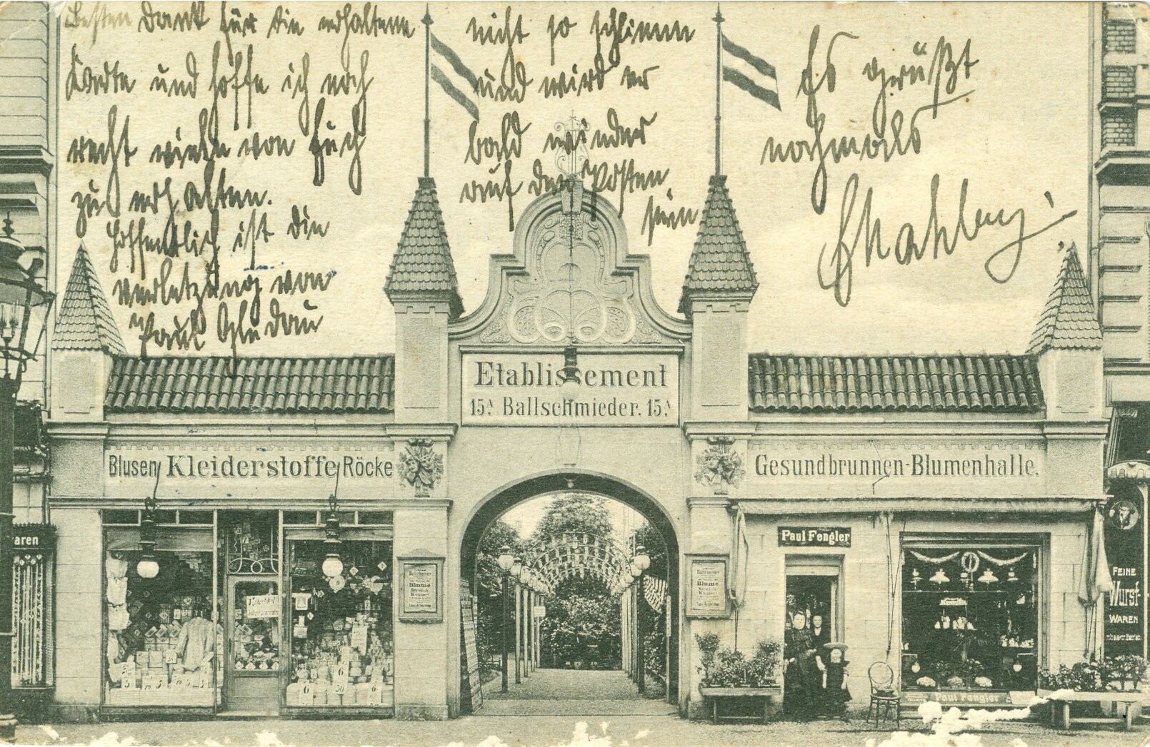 Ansichtskarte von Ballschmieder’s Etablissement (Mitte Museum/Bezirksamt Mitte von Berlin CC BY-NC-SA)