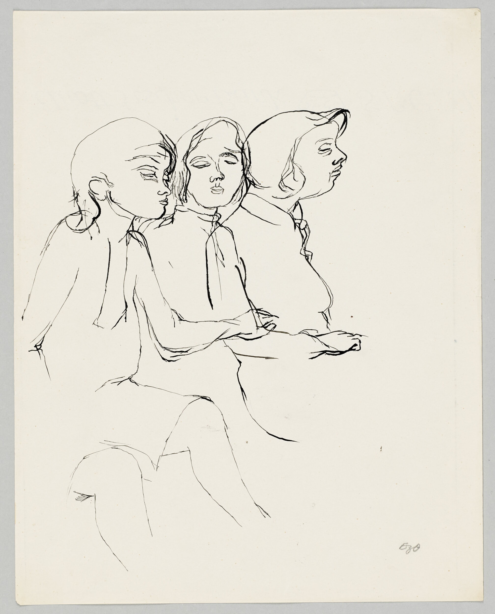 [Drei Frauen, sitzend] (Kunstsammlung Pankow, Berlin RR-F)