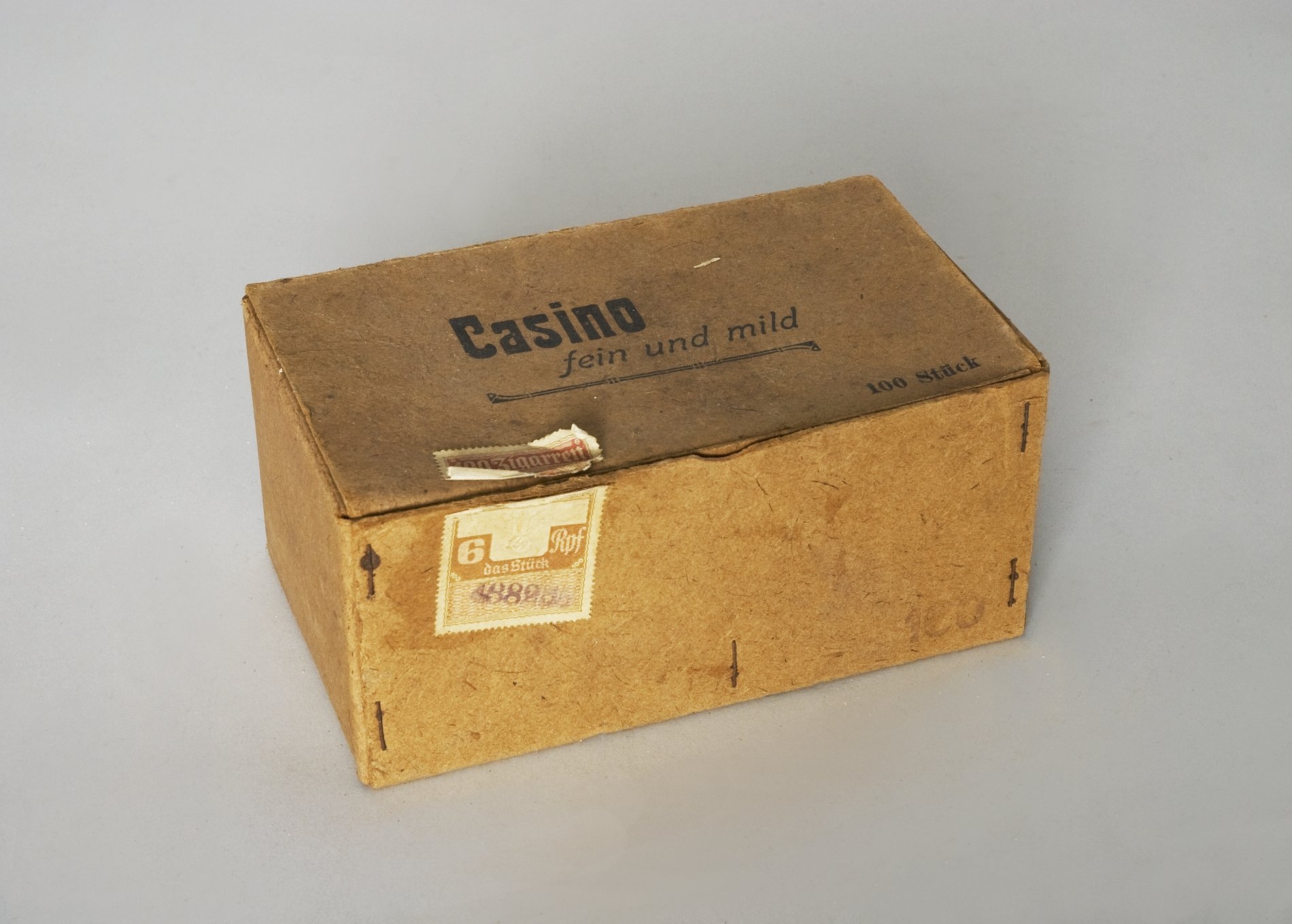 Zigarrenkarton "Casino - fein und mild" (Stiftung Domäne Dahlem - Landgut und Museum, Weiternutzung nur mit Genehmigung des Museums CC BY-NC-SA)