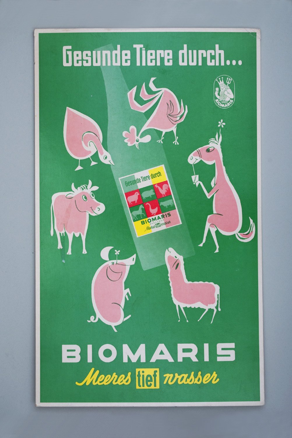 Reklameschild "BIOMARIS" (Stiftung Domäne Dahlem - Landgut und Museum, Weiternutzung nur mit Genehmigung des Museums CC BY-NC-SA)