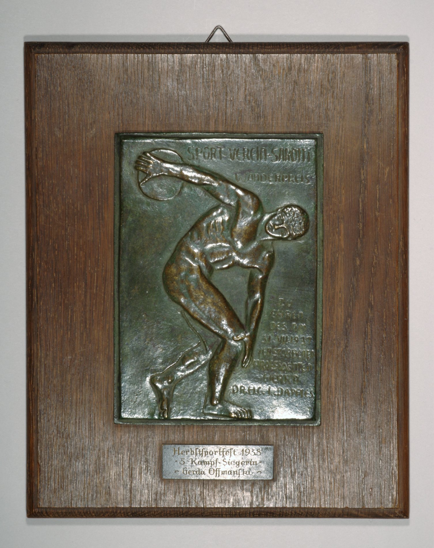 Auszeichnung "Herbstsportfest 1938" (Stiftung Domäne Dahlem - Landgut und Museum, Weiternutzung nur mit Genehmigung des Museums CC BY-NC-SA)