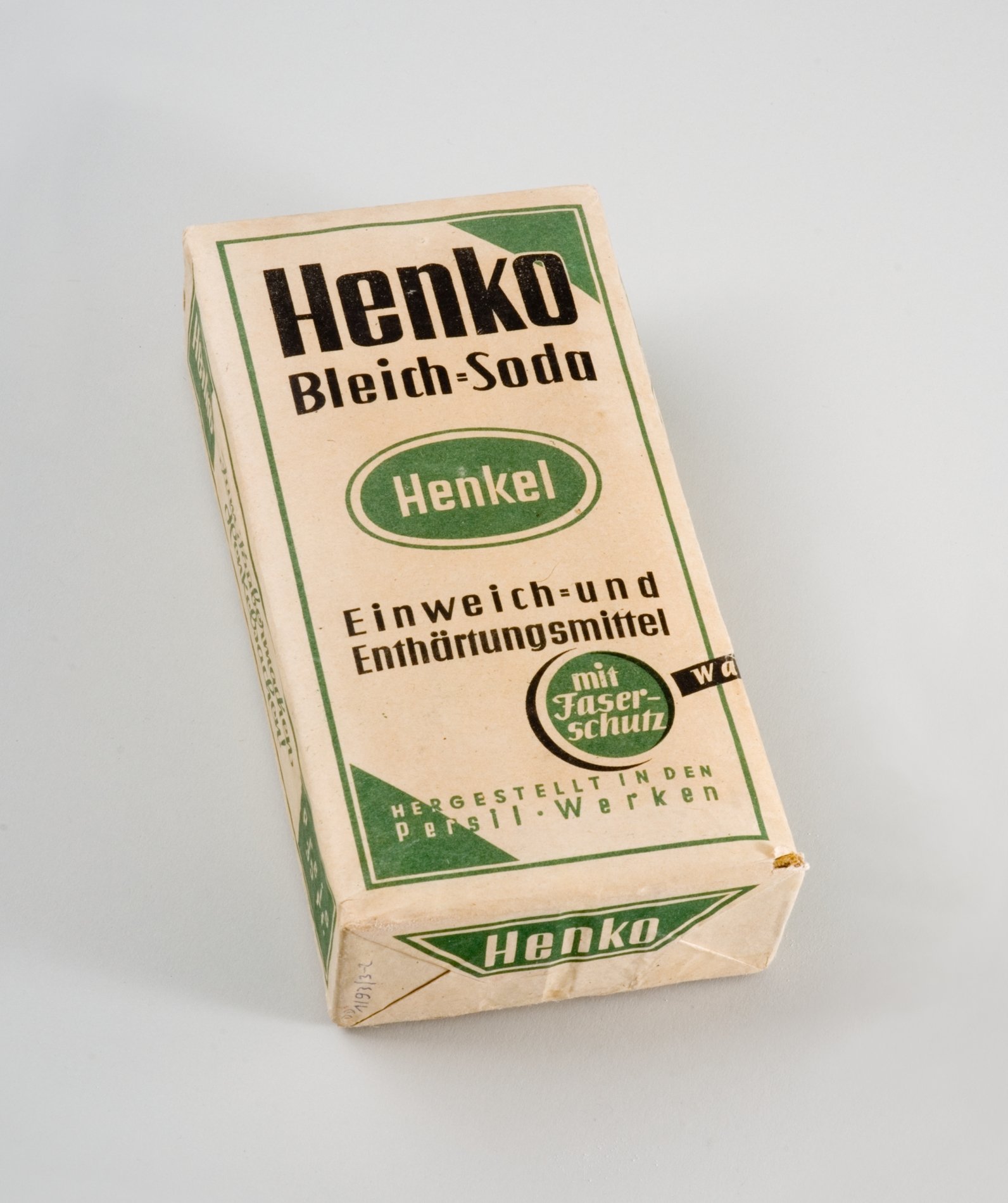 Packung "Henko - Bleich-Soda" (Stiftung Domäne Dahlem - Landgut und Museum, Weiternutzung nur mit Genehmigung des Museums CC BY-NC-SA)
