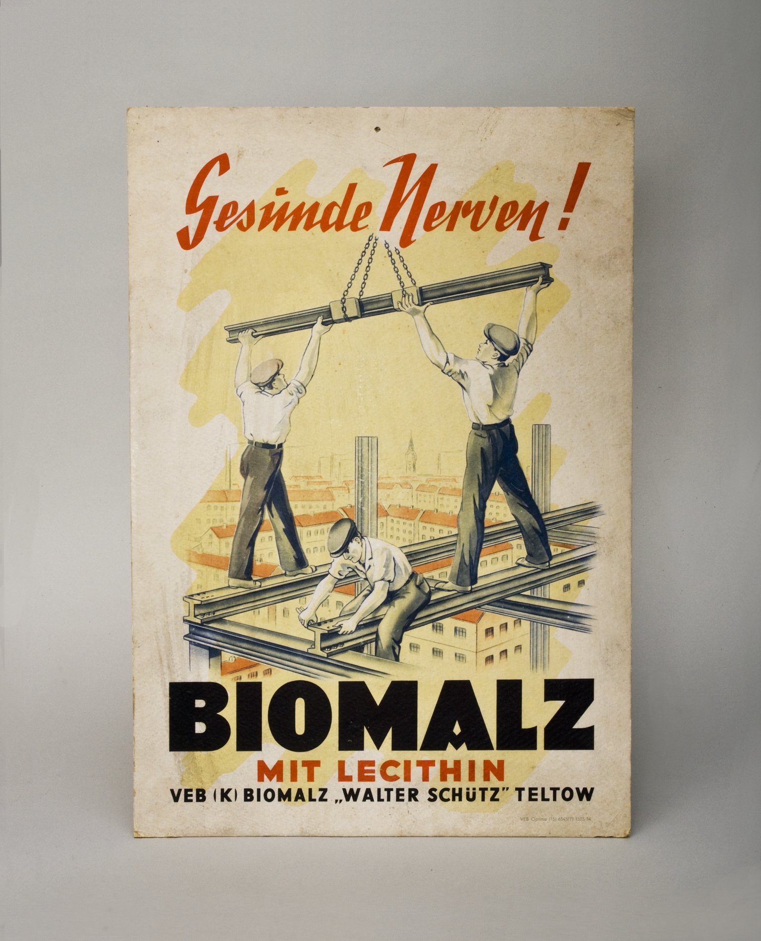Reklameaufsteller "Biomalz" (Stiftung Domäne Dahlem - Landgut und Museum, Weiternutzung nur mit Genehmigung des Museums CC BY-NC-SA)