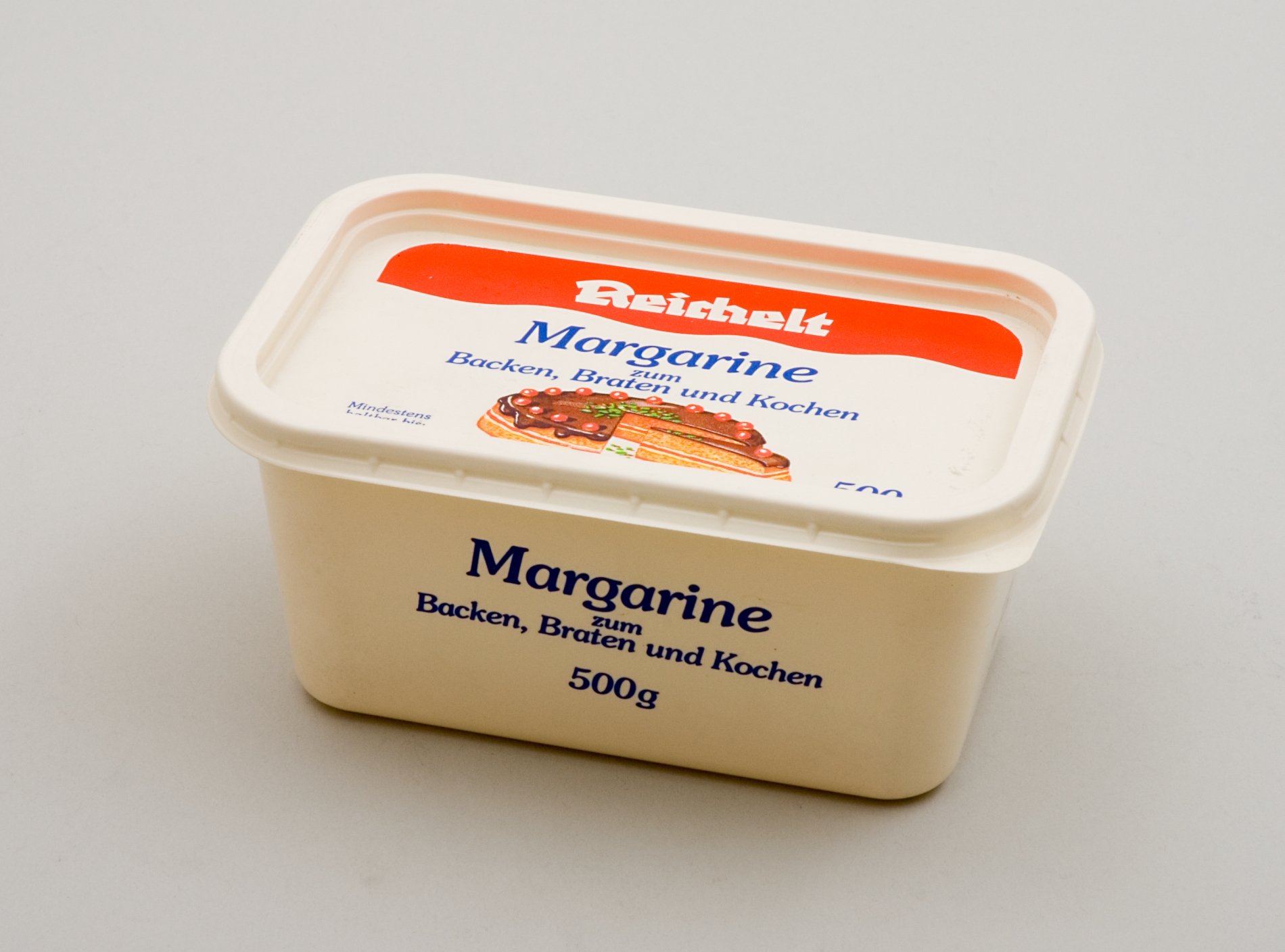 Warenmuster "Margarine" der Firma "Reichelt" (Stiftung Domäne Dahlem - Landgut und Museum, Weiternutzung nur mit Genehmigung des Museums CC BY-NC-SA)