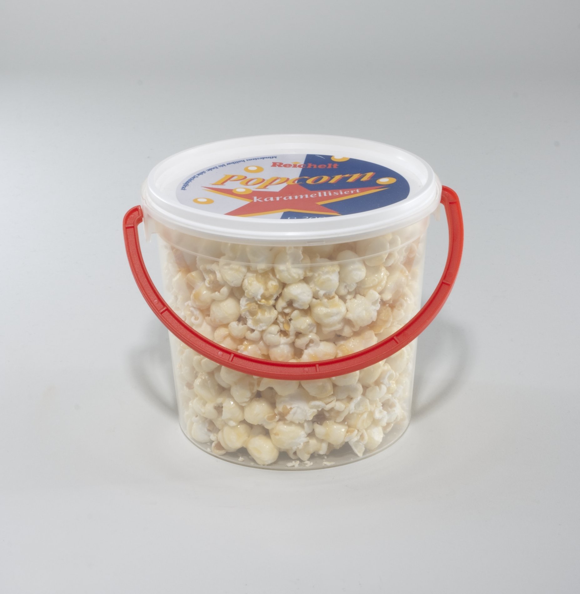 Eimer mit karamelisiertem Popcorn (Stiftung Domäne Dahlem - Landgut und Museum, Weiternutzung nur mit Genehmigung des Museums CC BY-NC-SA)