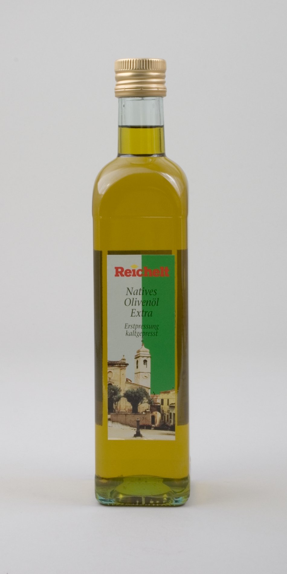 Eigenmarkte Reichlelt "Natives Olivenöl extra" (Stiftung Domäne Dahlem - Landgut und Museum, Weiternutzung nur mit Genehmigung des Museums CC BY-NC-SA)