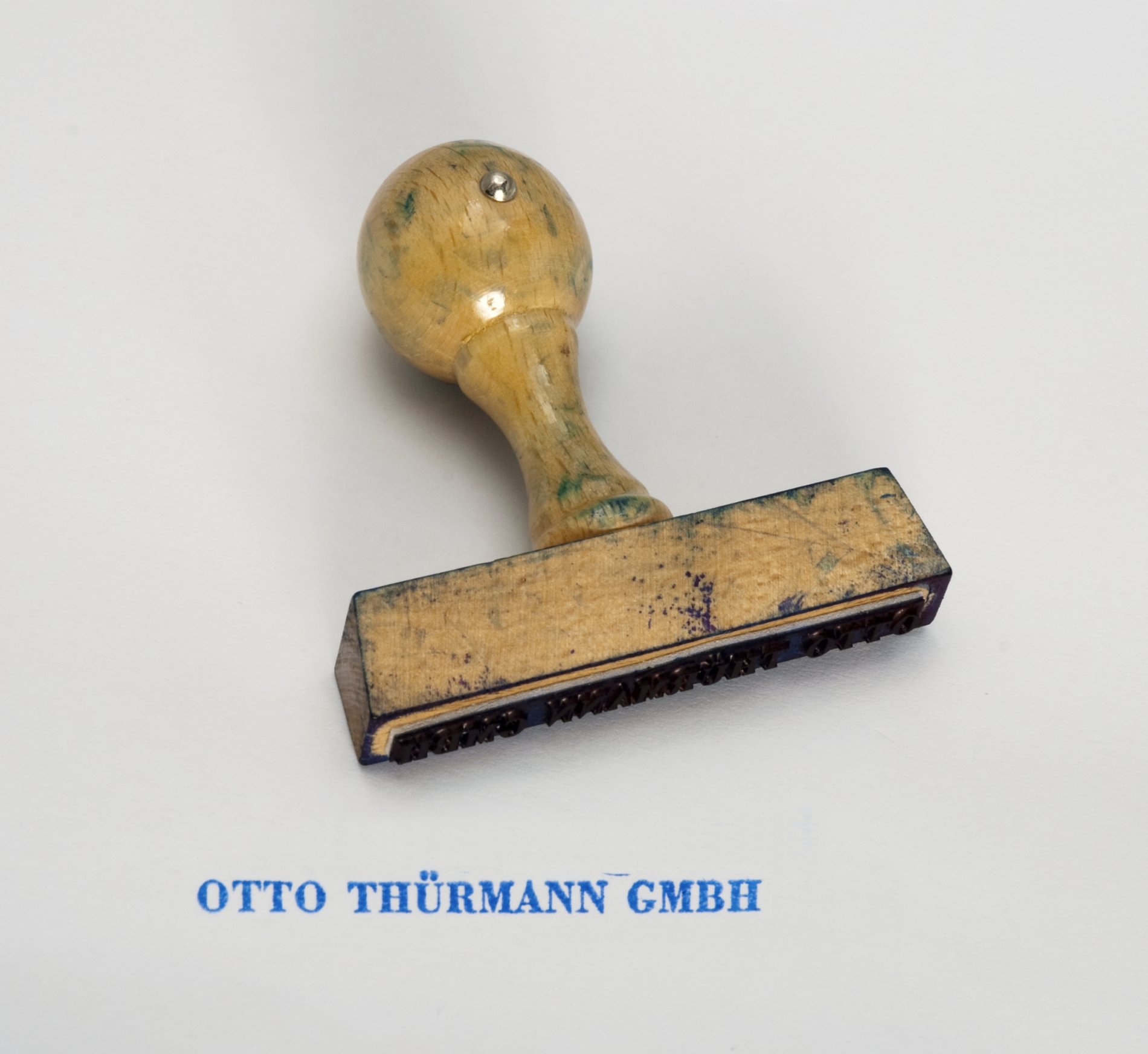 Stempel "Otto Thürmann GMBH" (Stiftung Domäne Dahlem - Landgut und Museum, Weiternutzung nur mit Genehmigung des Museums CC BY-NC-SA)