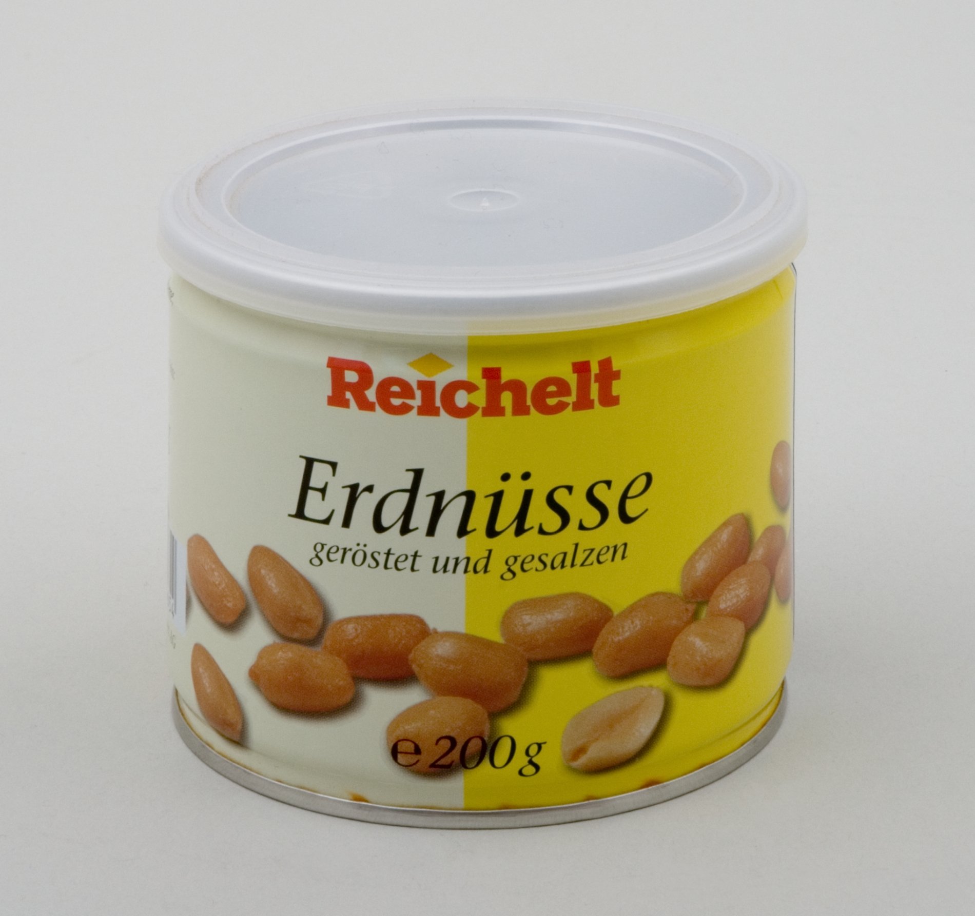 Dose für Erdnüsse der Firma "Reichelt" (Stiftung Domäne Dahlem - Landgut und Museum, Weiternutzung nur mit Genehmigung des Museums CC BY-NC-SA)