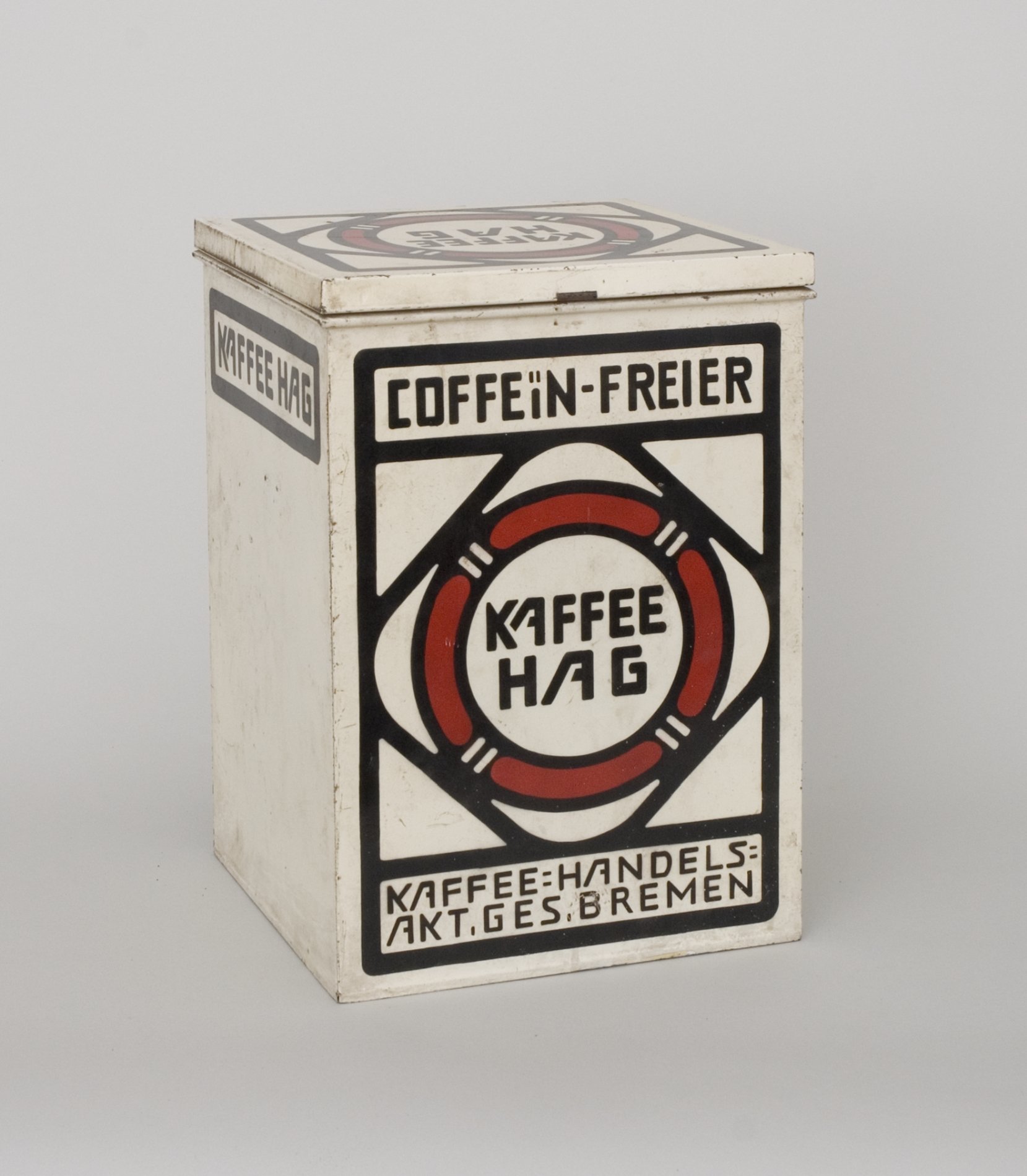 Vorratsdose "Kaffee Hag" (Stiftung Domäne Dahlem - Landgut und Museum, Weiternutzung nur mit Genehmigung des Museums CC BY-NC-SA)