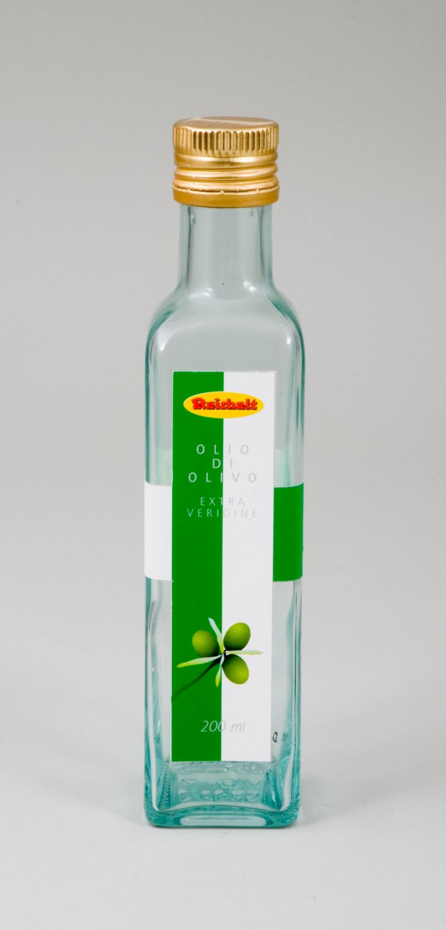 Flasche Olivenöl - 200ml- der Firma "Reichelt" (Stiftung Domäne Dahlem - Landgut und Museum, Weiternutzung nur mit Genehmigung des Museums CC BY-NC-SA)