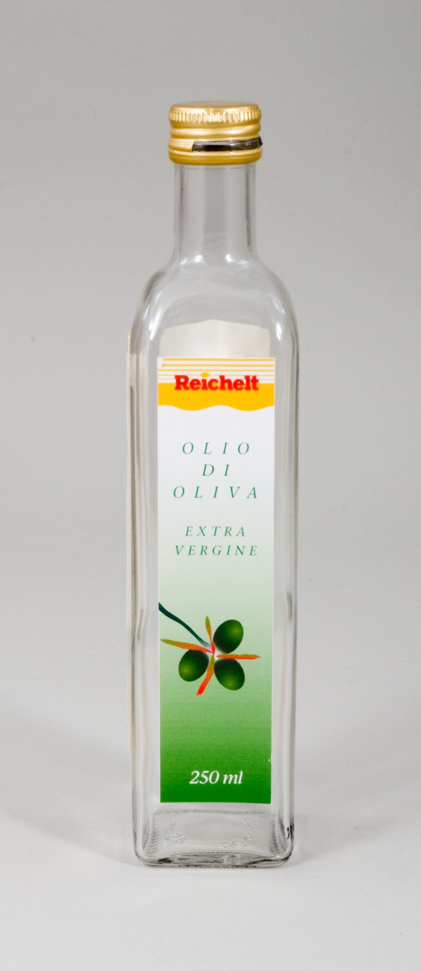 Flasche Olivenöl - 250ml - der Firma "Reichelt" (Stiftung Domäne Dahlem - Landgut und Museum, Weiternutzung nur mit Genehmigung des Museums CC BY-NC-SA)