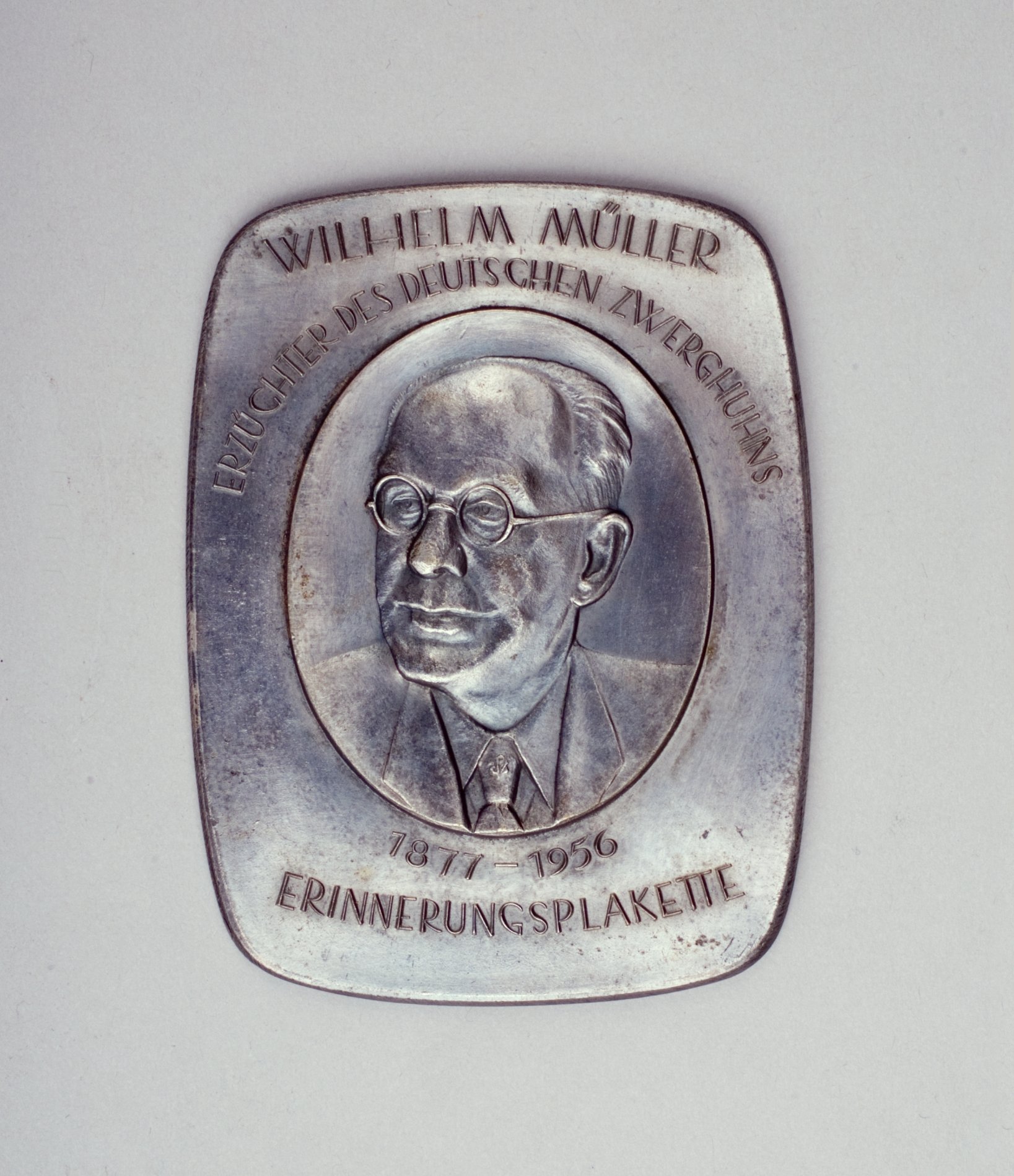 Medaille "Wilhelm Müller..." (Stiftung Domäne Dahlem - Landgut und Museum, Weiternutzung nur mit Genehmigung des Museums CC BY-NC-SA)