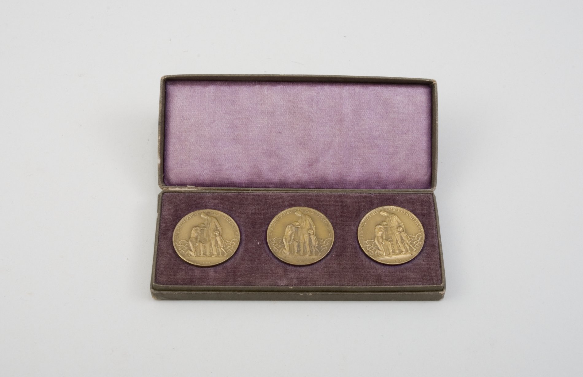 Gedenkmünzen "Des Deutschen Volkes Leidensweg", 1923 (Stiftung Domäne Dahlem - Landgut und Museum, Weiternutzung nur mit Genehmigung des Museums CC BY-NC-SA)
