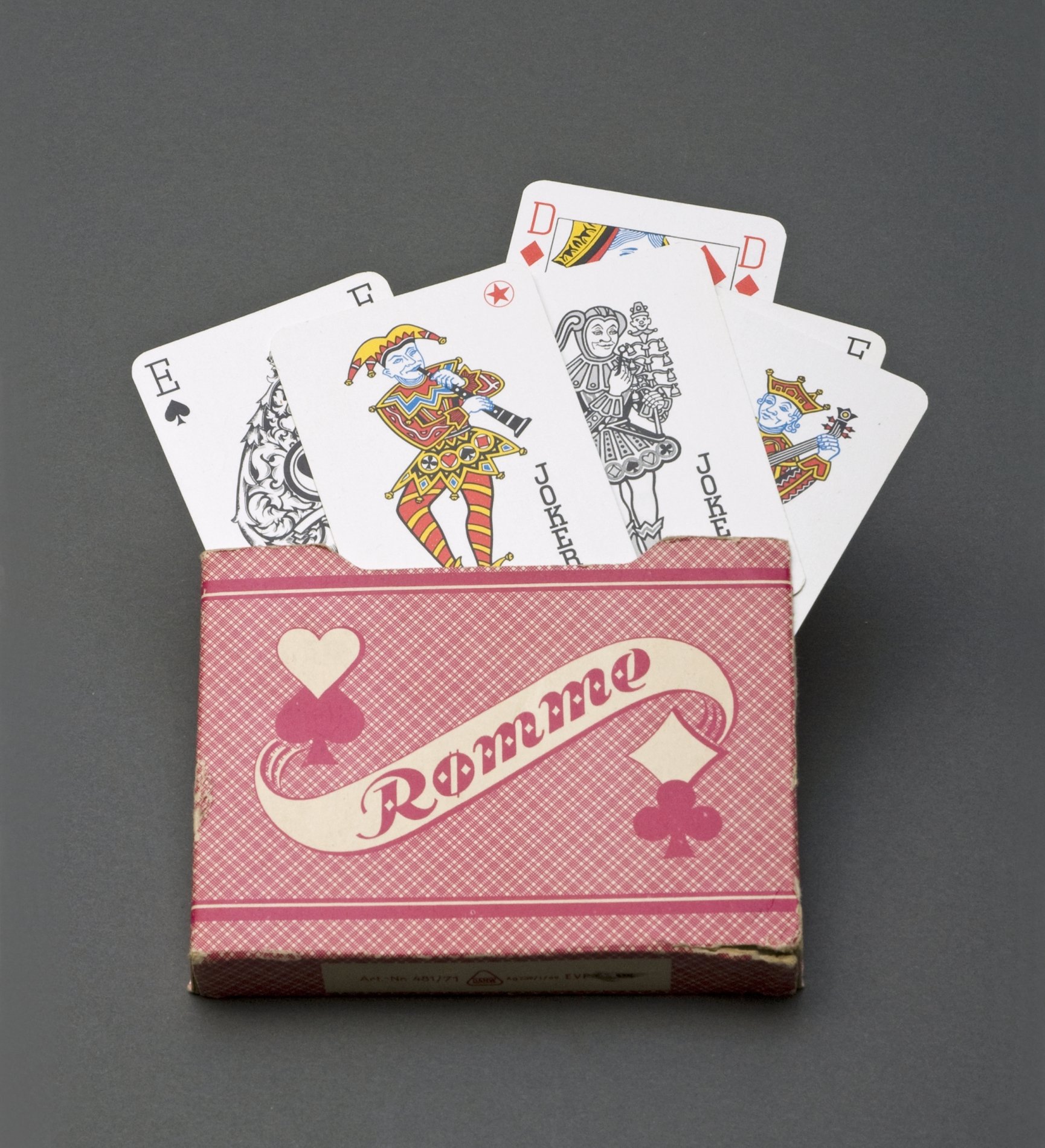 Rommé-Spielkarten (Stiftung Domäne Dahlem - Landgut und Museum, Weiternutzung nur mit Genehmigung des Museums CC BY-NC-SA)