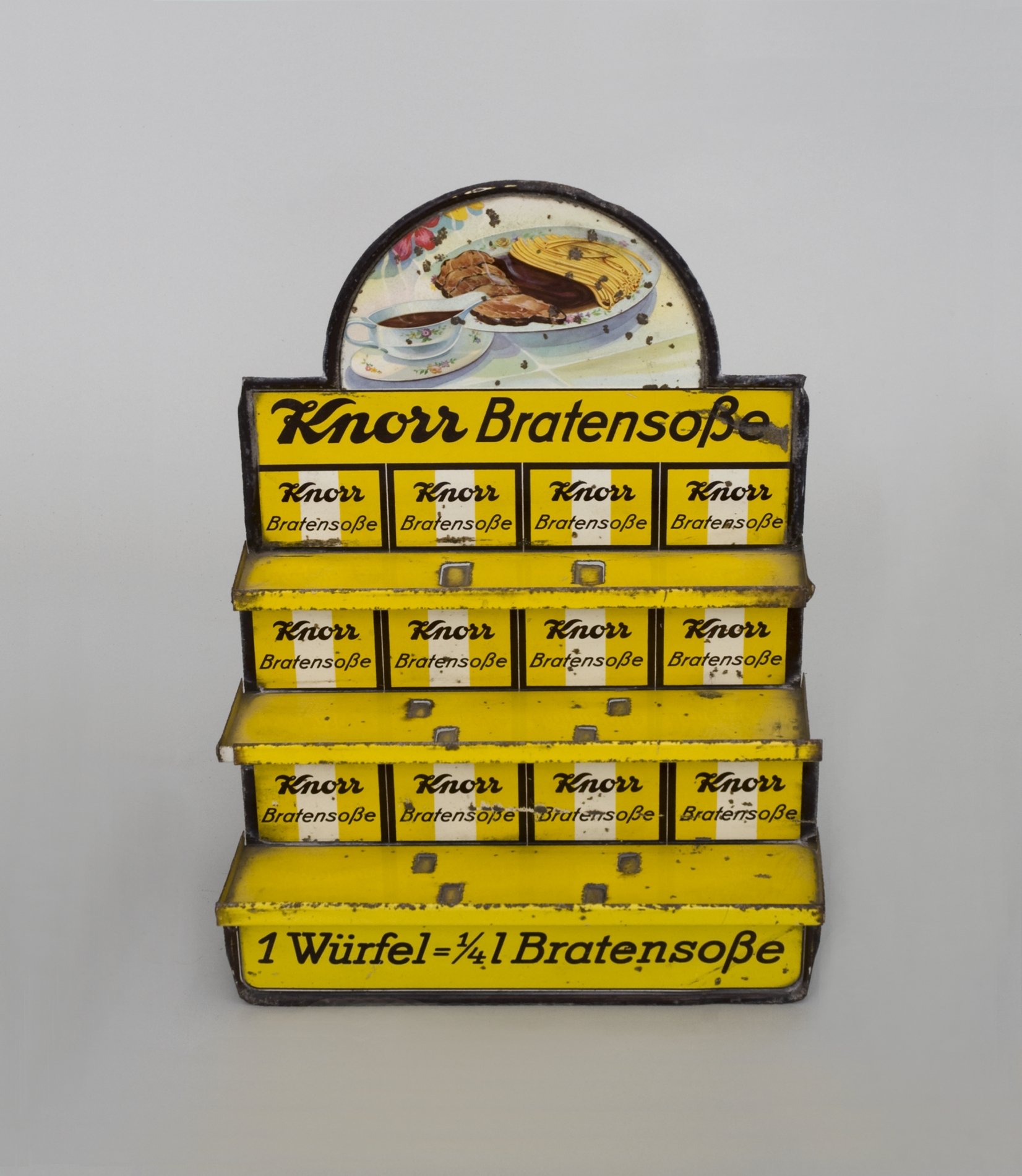 Präsentationsständer "Knorr Bratensoße" (Stiftung Domäne Dahlem - Landgut und Museum, Weiternutzung nur mit Genehmigung des Museums CC BY-NC-SA)