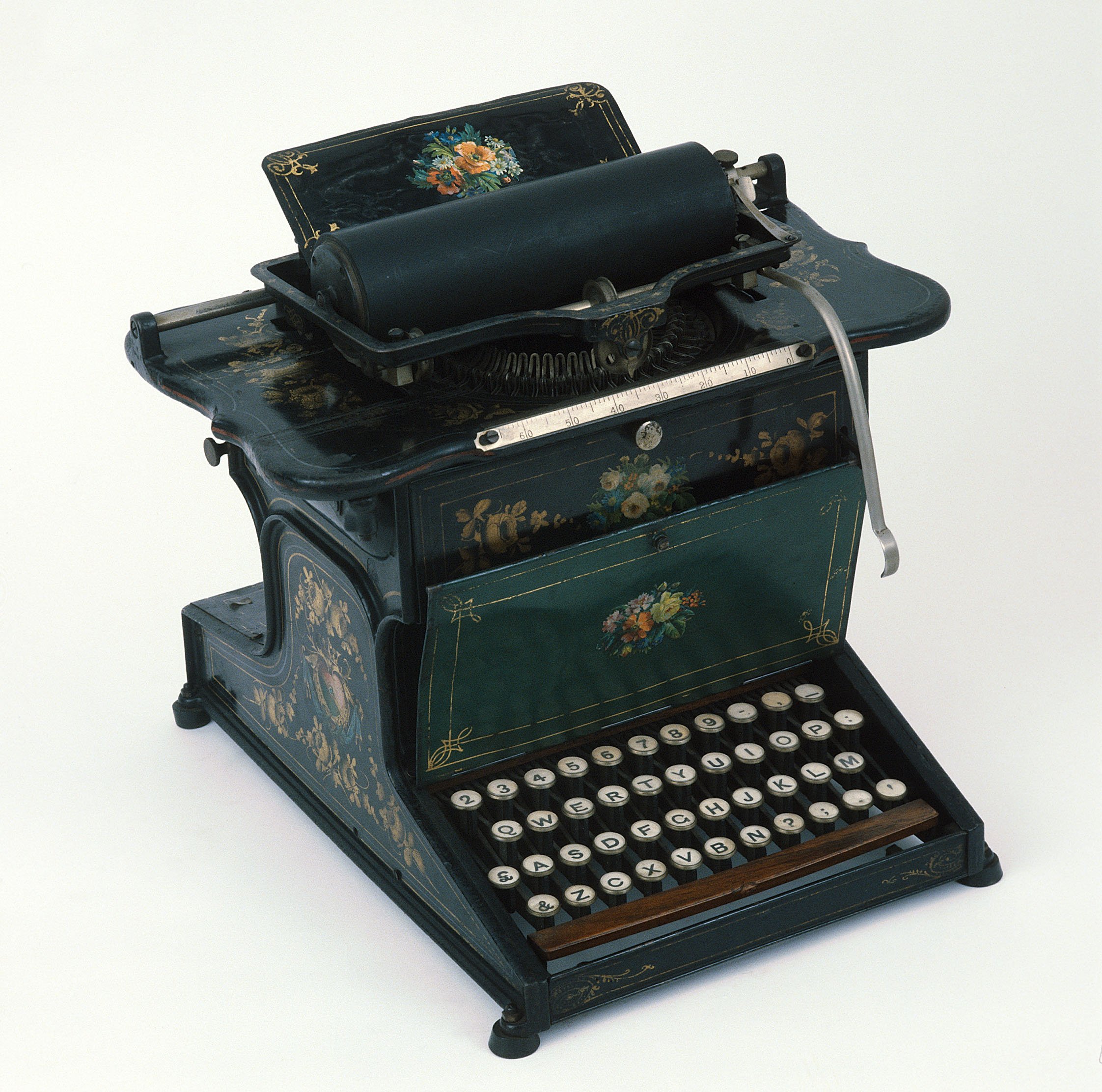 Schreibmaschine Sholes-Glidden (Stiftung Deutsches Technikmuseum Berlin CC0)