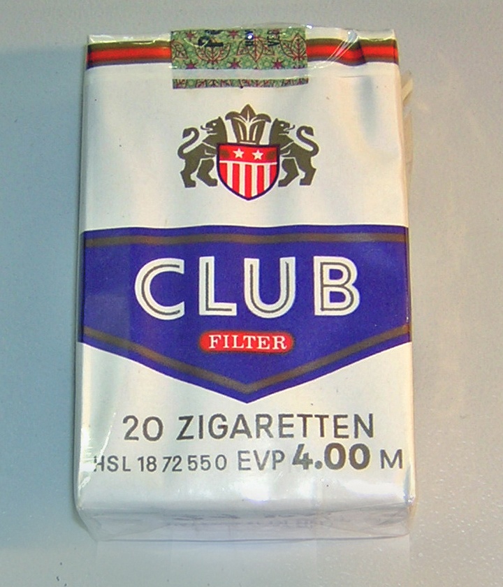Zigarettenschachtel der Marke &quot;Club&quot; (Museum Pankow CC BY-NC-SA)