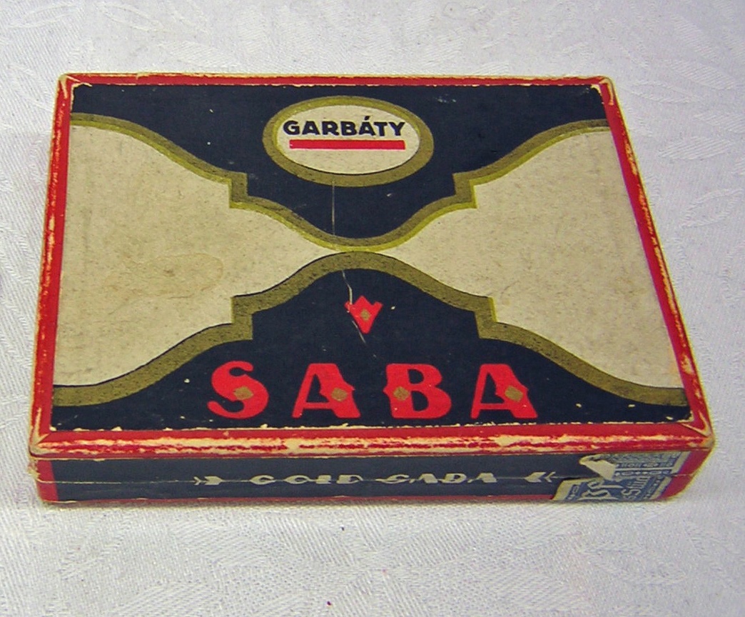 Zigarettenschachtel &quot;Saba&quot; (Museum Pankow CC BY-NC-SA)
