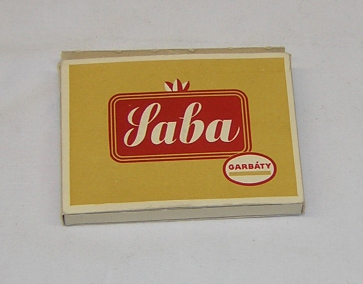 Zigarettenschachtel &quot;Saba&quot; (Museum Pankow CC BY-NC-SA)