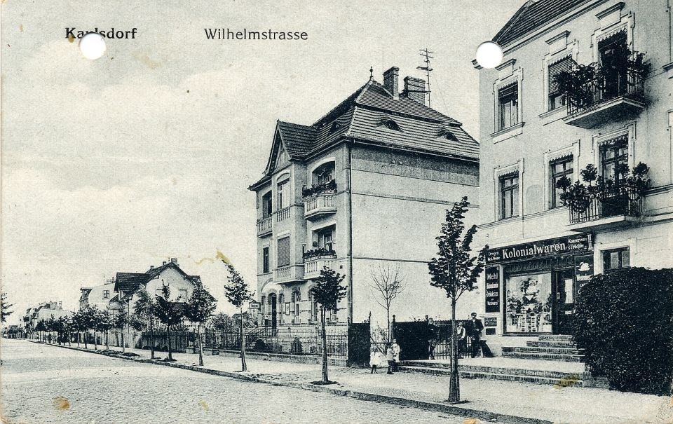 Ansichtskarte: Wilhelmstraße, Kaulsdorf (Bezirksmuseum Marzahn-Hellersdorf CC BY-NC-ND)