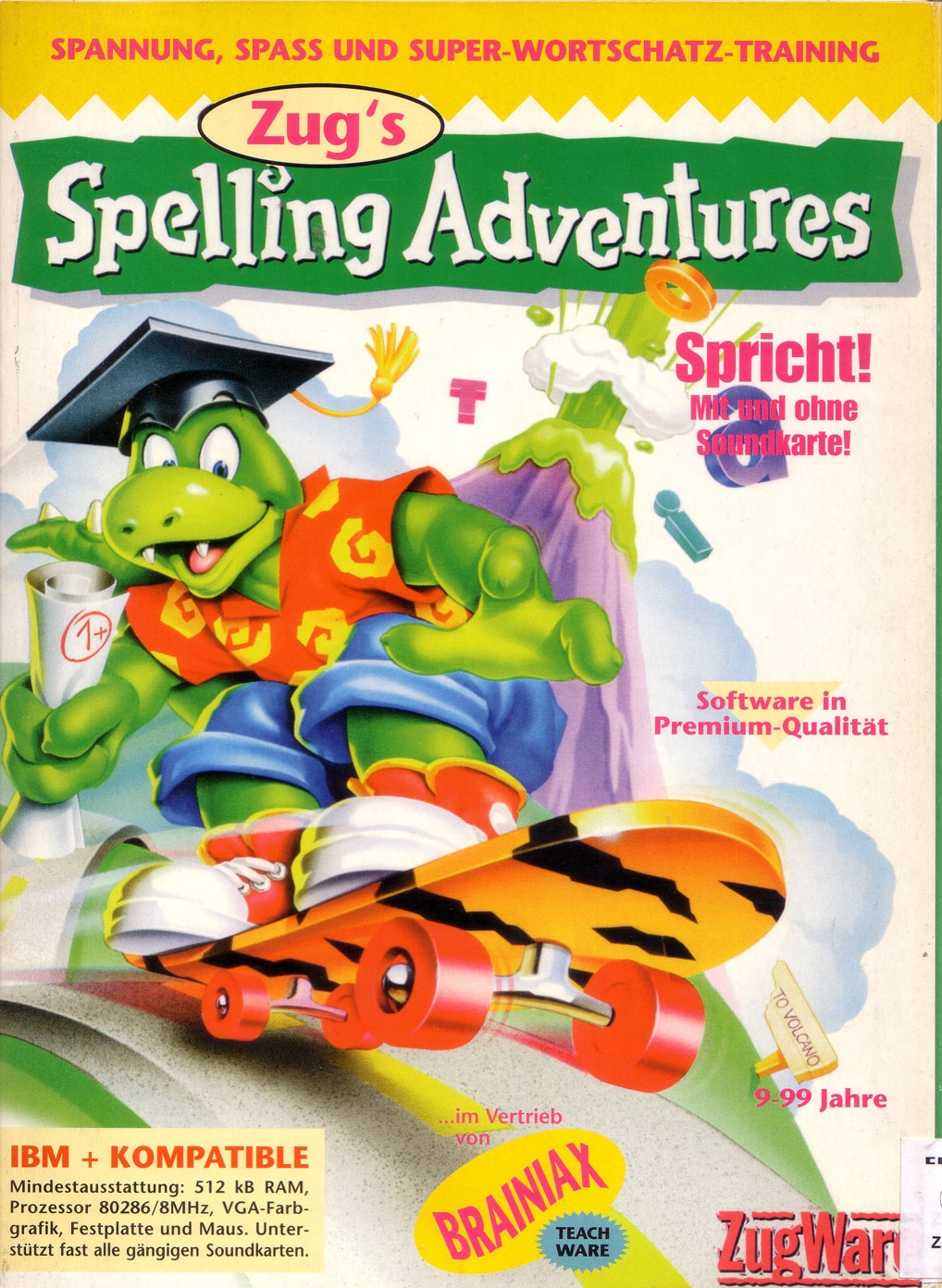 Zug’s Spelling Adventures (Computerspielemuseum Berlin CC BY-NC-SA)