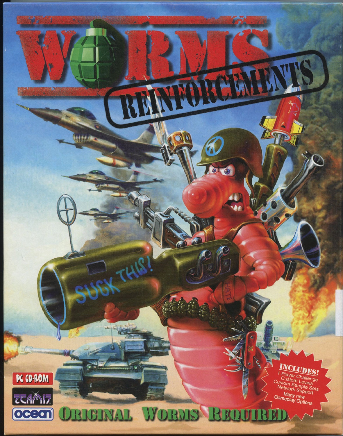Worms : Reinforcements (Computerspielemuseum Berlin CC BY-NC-SA)