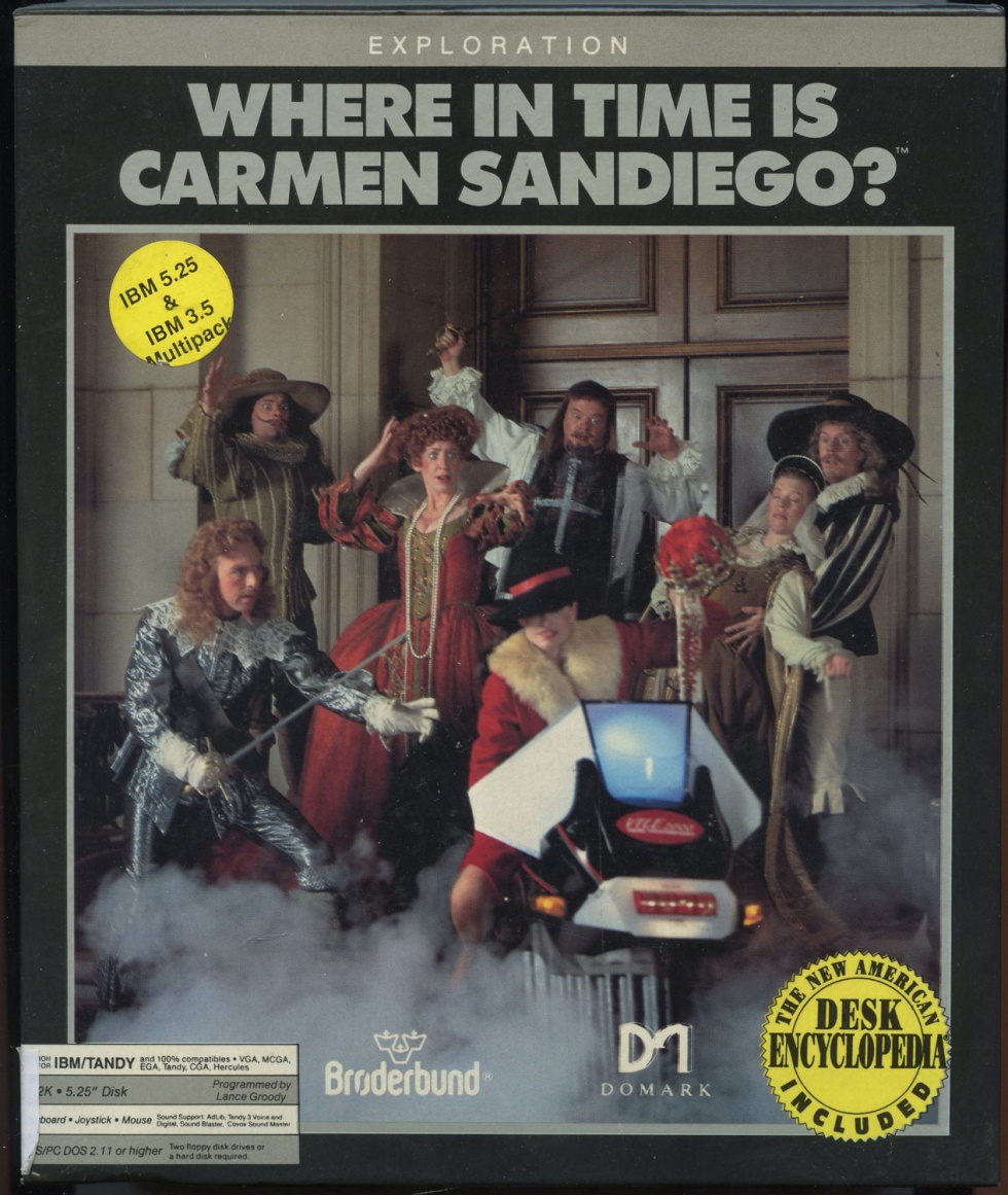Where in Time is Carmen Sandiego? (Computerspielemuseum Berlin CC BY-NC-SA)