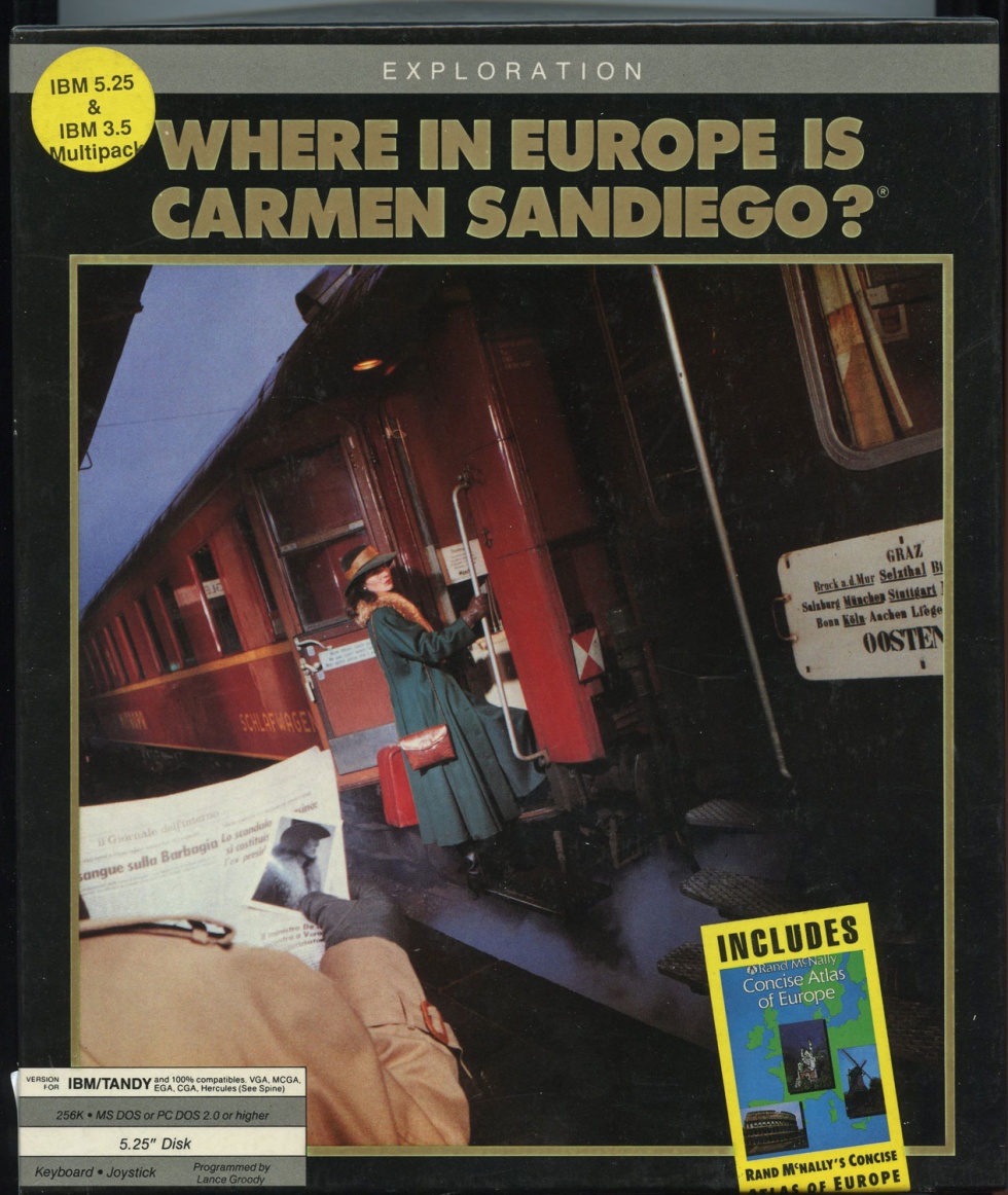 Where in Europe is Carmen Sandiego? (Computerspielemuseum Berlin CC BY-NC-SA)