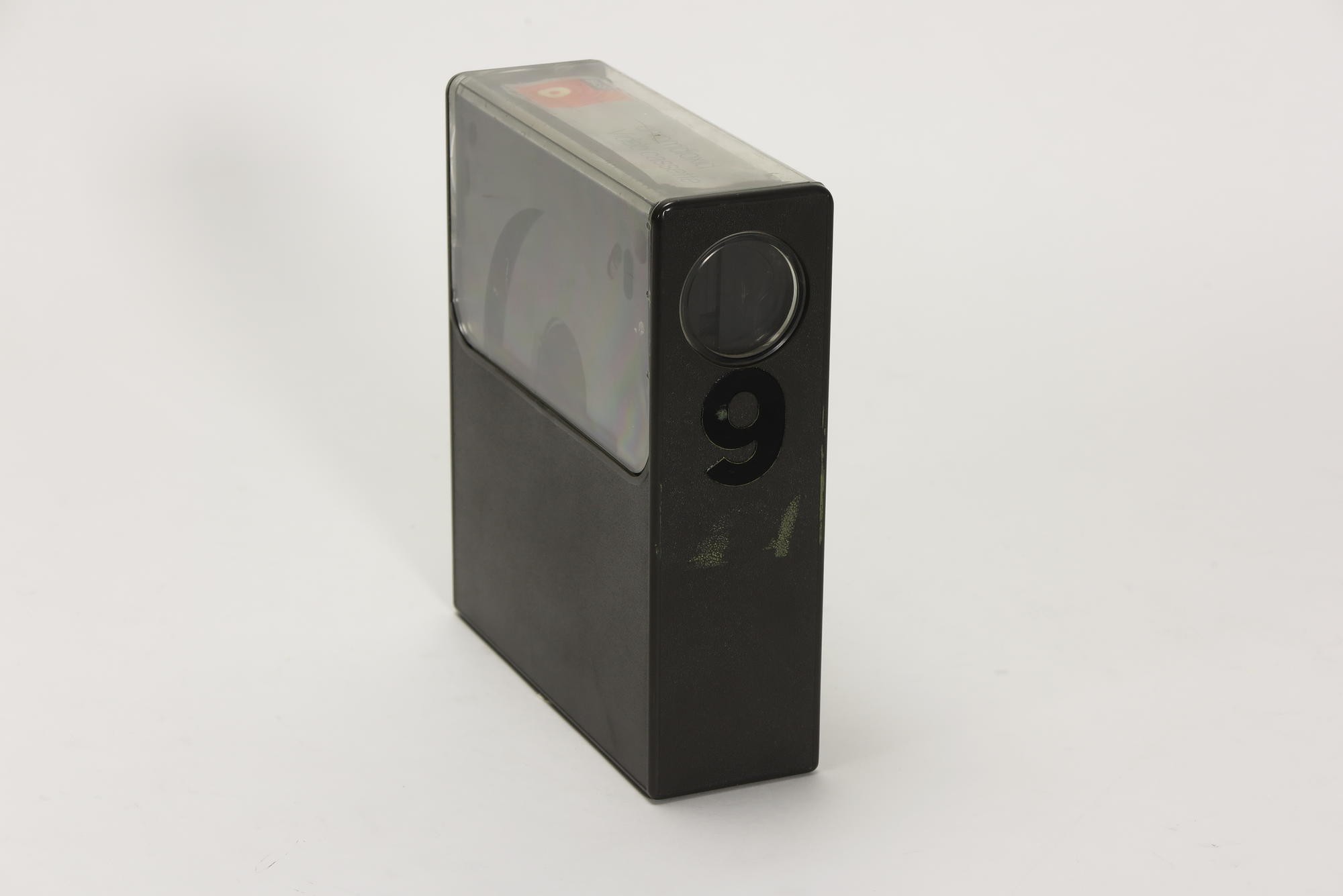 1 x BASF VC 60 Videokassette, Zubehör für Videorecorder Telefunken VR 40 (Stiftung Deutsches Technikmuseum Berlin CC0)