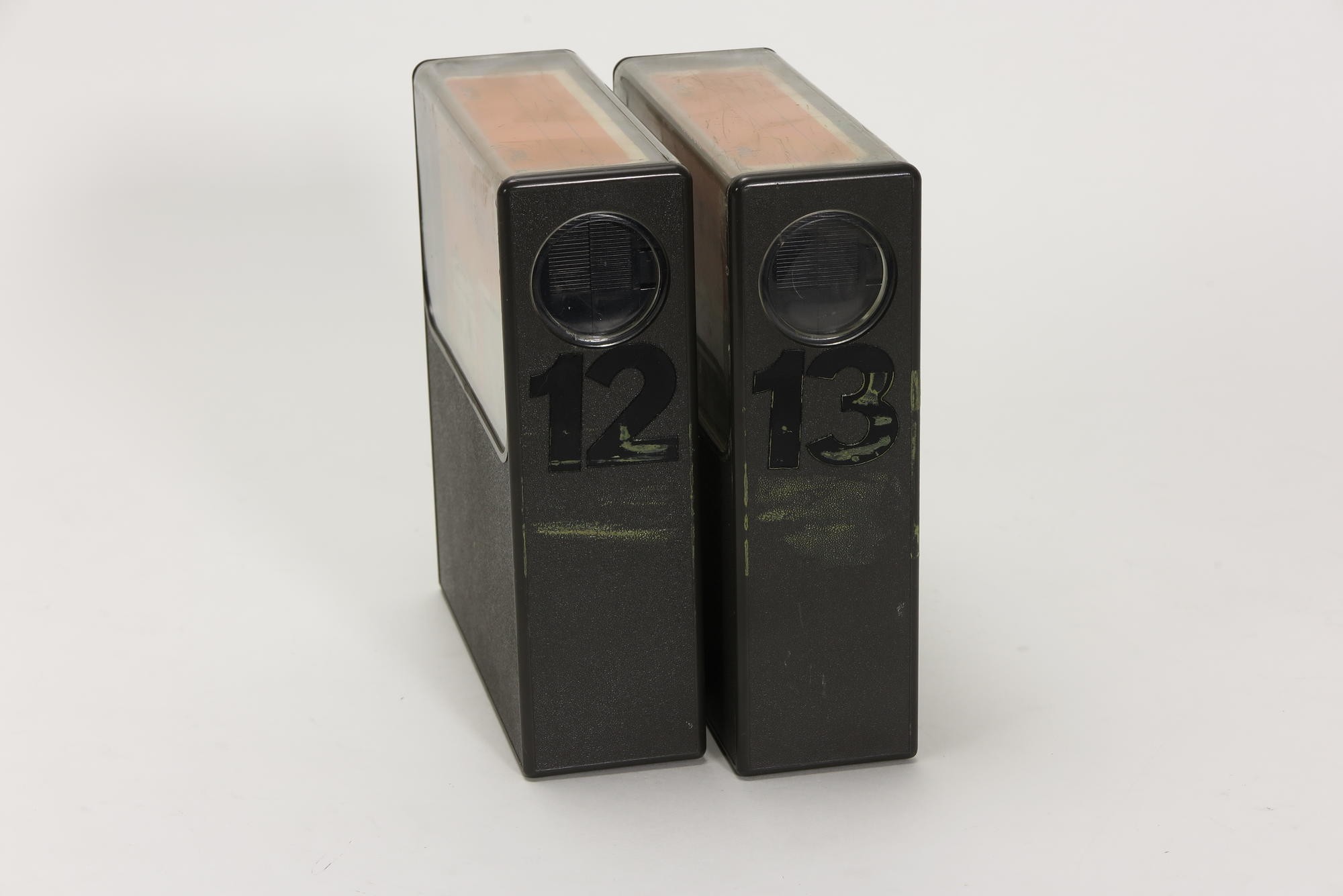 2 x Telefunken VC 60 Videokassetten, Zubehör für Videorecorder Telefunken VR 40 (Stiftung Deutsches Technikmuseum Berlin CC0)