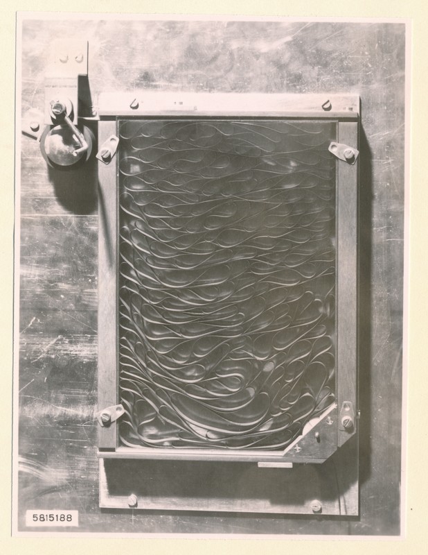 Fernschreibmaschine Speicherkassette, Bild 1, Foto 7. Juli 1958 (www.industriesalon.de CC BY-SA)