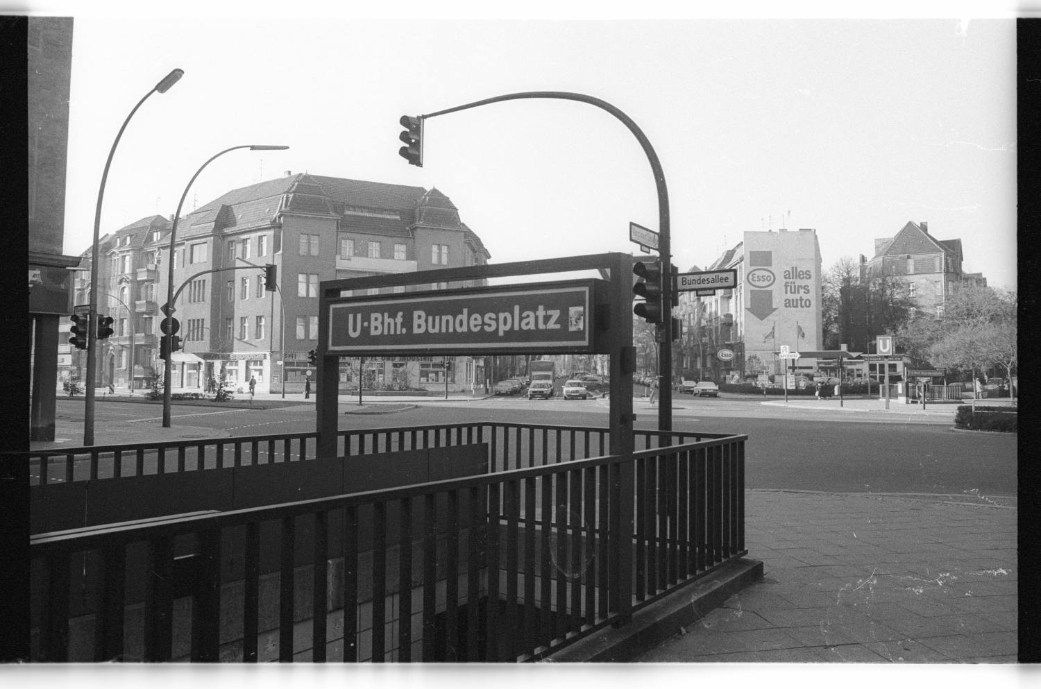 Kleinbildnegativ: Bundesplatz, 1979 (Museen Tempelhof-Schöneberg/Jürgen Henschel RR-F)